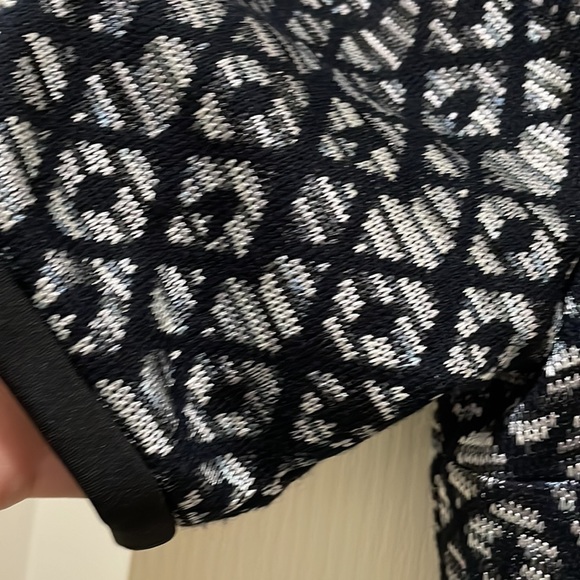 Donna Morgan black/gray/white pattern dress (sz 8) - Picture 5 of 9